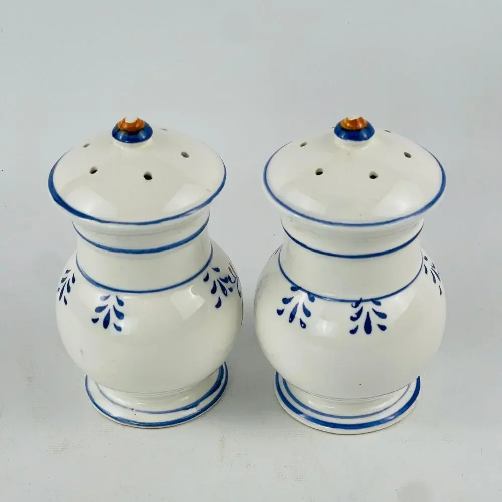 Vintage Heritage Ceramic Large Salt & Pepper Shakers by Royal Sealy